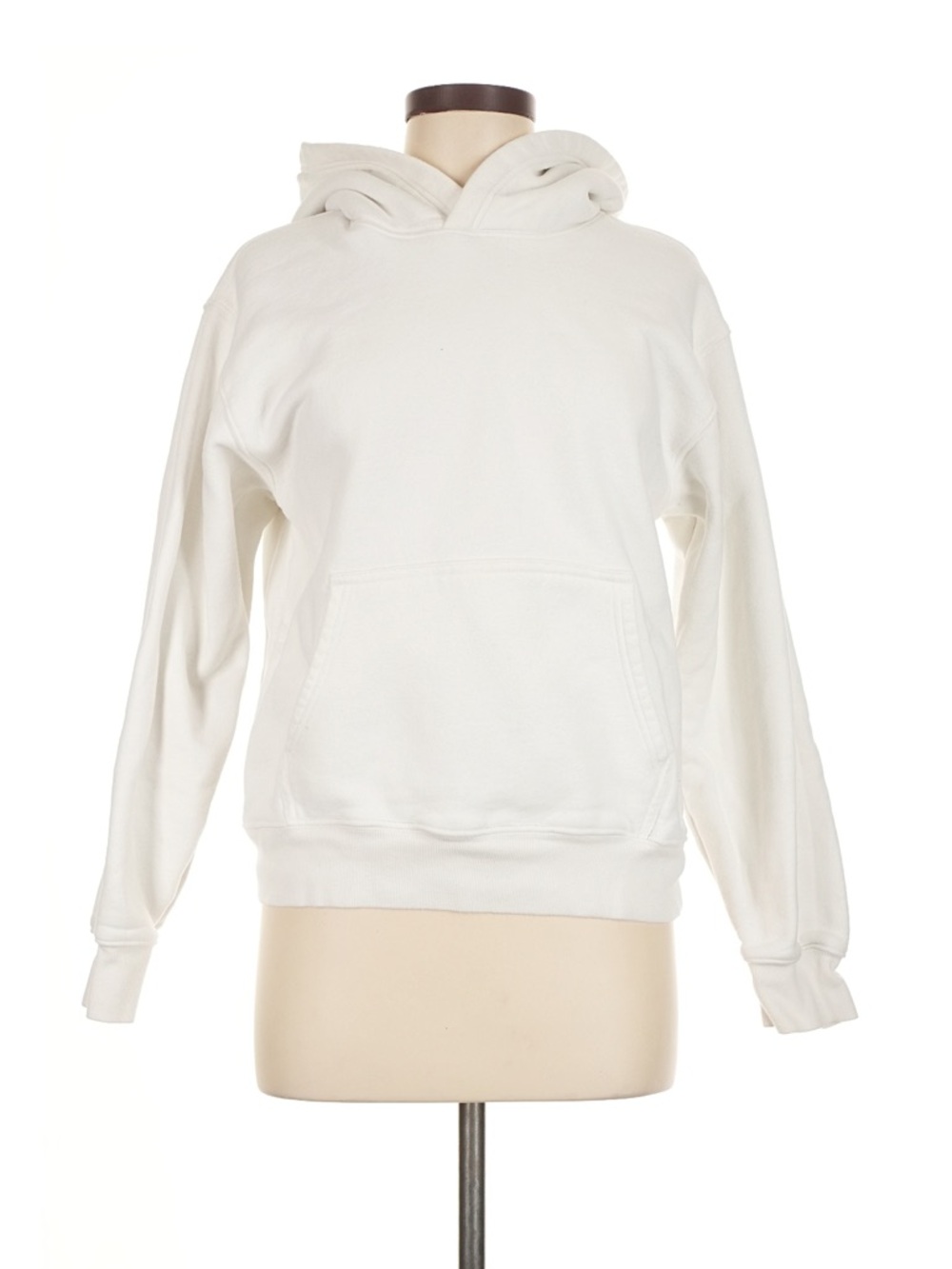 TNA White Hooded Pullover Sweatshirt